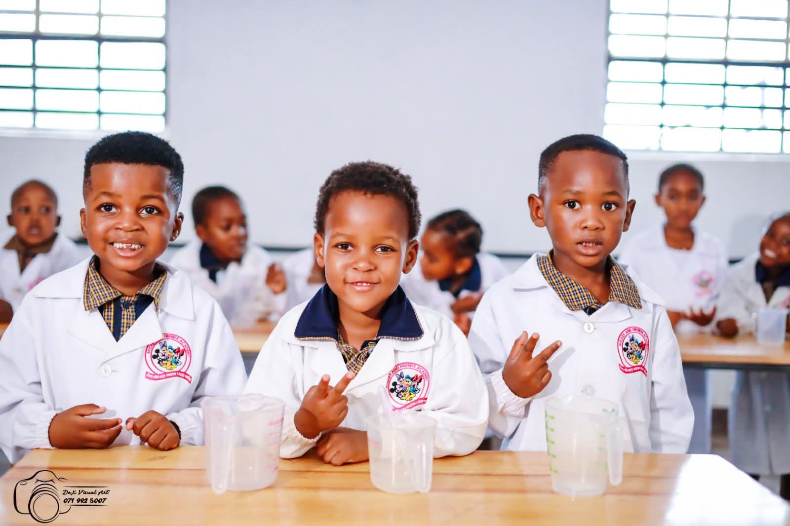 Grade 7 learners at Mickey & Friends Academy
