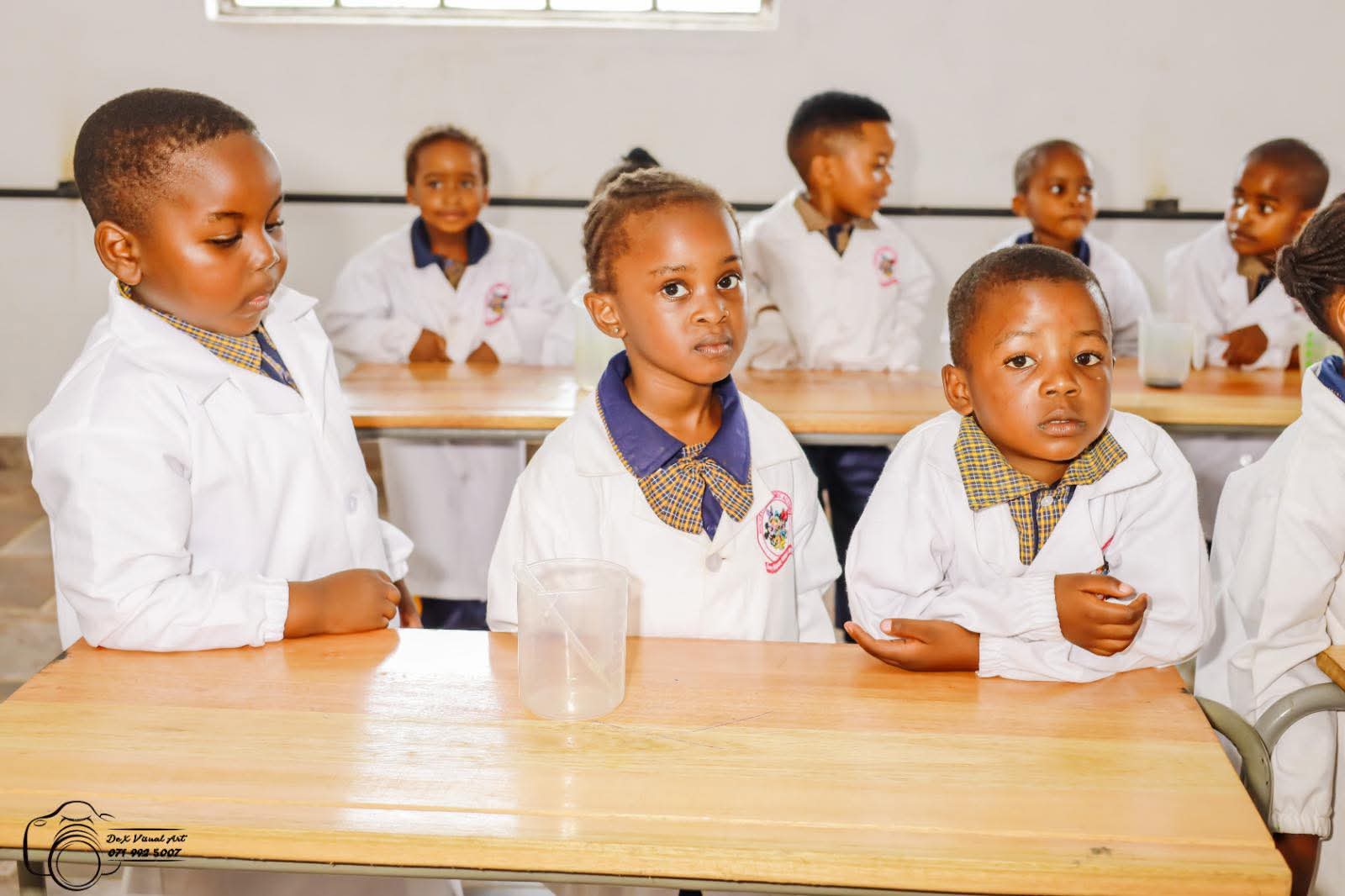 Children exploring technology
